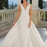 Justin Alexander 88071 Wedding Dress (front)
