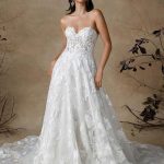 Justin Alexander Wedding Dress Goldie