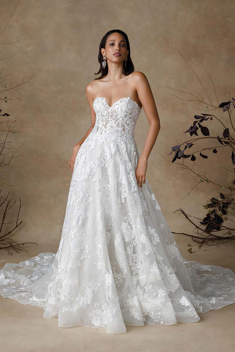 Justin Alexander Wedding Dress Goldie