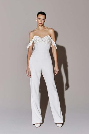 Justin Alexander Signature Wedding Dress Union Jumpsuit 99270