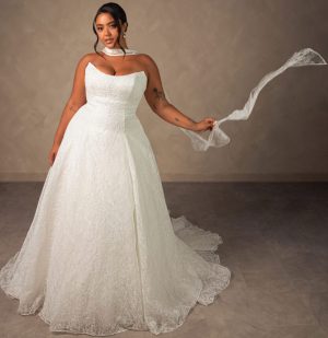 Plus Size Wedding Dress ES-4543